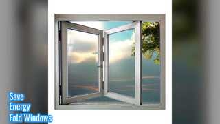 ফোল্ডিং গ্লাস উইন্ডোজ এনার্জি সেভিং প্রাইভেসি