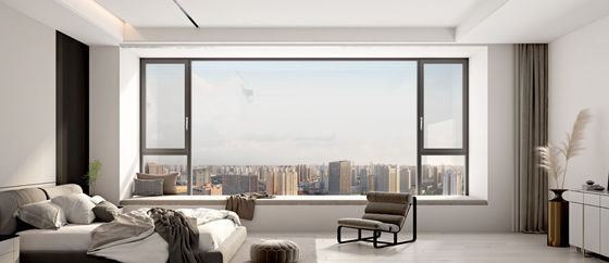 নমনীয় অ্যালুমিনিয়াম টিল্ট এবং ঘুর উইন্ডোজ নিরাপত্তা অ্যালুমিনিয়াম প্রতিস্থাপন উইন্ডোজ