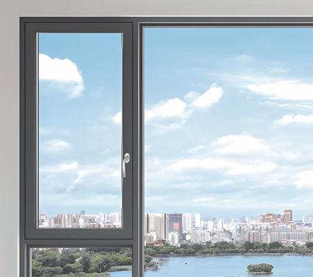 গুণ  Insulated Aluminium Tilt And Turn Windows Customized Aluminum Storm Windows কারখানা