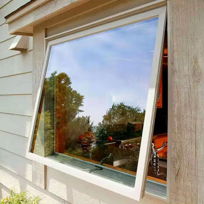 হাই সিকিউরিটি অ্যালুমিনিয়াম ফ্রেম টিল্ট অ্যান্ড টার্ন উইন্ডো সিঙ্গল অ্যাভিং সহ