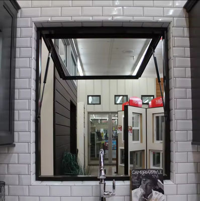 হাই সিকিউরিটি অ্যালুমিনিয়াম ফ্রেম টিল্ট অ্যান্ড টার্ন উইন্ডো সিঙ্গল অ্যাভিং সহ