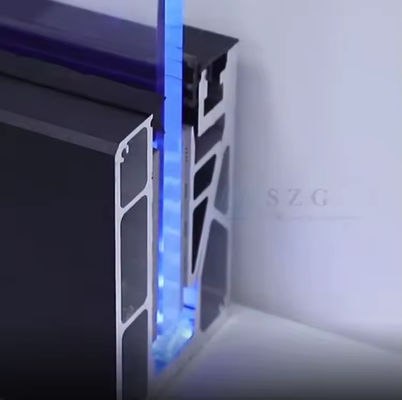 ল্যামেল ইউ চ্যানেল গ্লাস ব্যালুস্ট্রাড টপ মাউন্ট ইনস্টলেশন লেমিনেটেড গ্লাস সহ