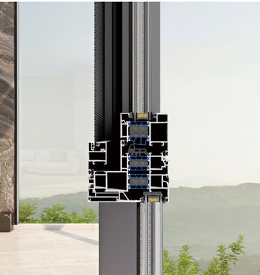 অ্যালুমিনিয়াম টেকসই সুইং খোলা উইন্ডো সঙ্গে স্তরিত গ্লাস এবং tempered বিচ্ছিন্ন গ্লাস