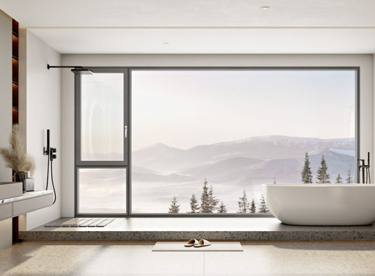 অ্যালুমিনিয়াম আউটওয়েং উইন্ডোজ সহজ পরিষ্কার এবং তাপ প্রতিরোধী