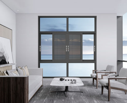 স্টেইনলেস স্টীল হার্ডওয়্যার সঙ্গে SZG Casement ওপেন অ্যালুমিনিয়াম সুইং উইন্ডো