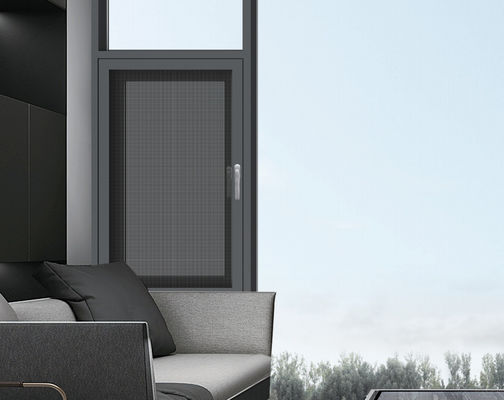 শক্তি সঞ্চয়কারী অ্যালুমিনিয়াম সুইং উইন্ডো টেম্পারেড গ্লাস আউটডোর ক্যাসমেন্ট উইন্ডো