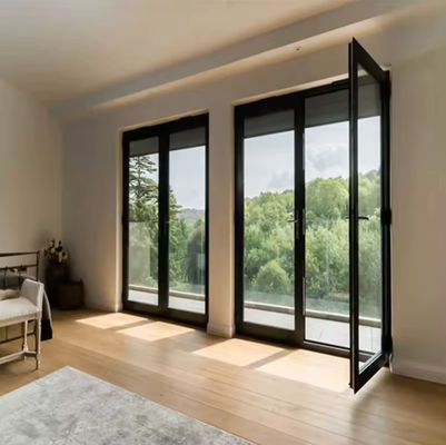 ভারী দায়িত্ব অ্যালুমিনিয়াম ফ্রেম সুইং দরজা তাপ বিরতি সহজ রক্ষণাবেক্ষণ