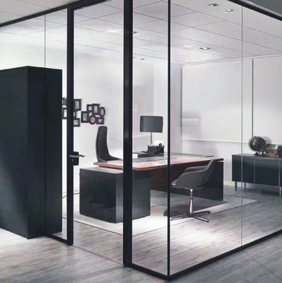 টেকসই পুরু অ্যালুমিনিয়াম সুইং ডোর টেম্পারেড লেমিনেটেড আইসোলেটেড গ্লাস