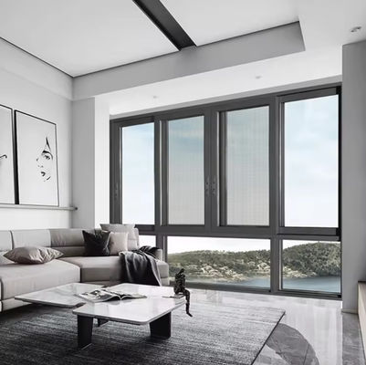 SZG অ্যালুমিনিয়াম স্লাইডিং ঝড় উইন্ডো কাস্টমাইজযোগ্য এবং পোকামাকড় প্রতিরোধী