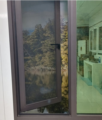 ফ্যাশনেবল অ্যালুমিনিয়াম সুইং উইন্ডো অ্যানোডাইজড সমাপ্ত বাইরের দিকে খোলা উইন্ডো