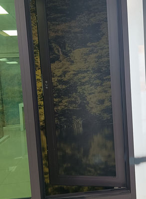 ফ্যাশনেবল অ্যালুমিনিয়াম সুইং উইন্ডো অ্যানোডাইজড সমাপ্ত বাইরের দিকে খোলা উইন্ডো