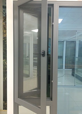 আধুনিক অ্যালুমিনিয়াম সুইং উইন্ডো দীর্ঘস্থায়ী অভ্যন্তরীণ কাস্টিং উইন্ডোজ