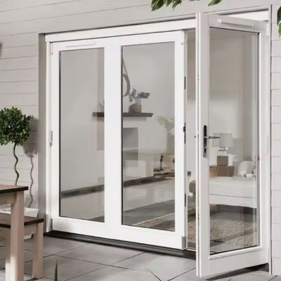 কাস্টমাইজড অ্যালুমিনিয়াম সুইং দরজা দীর্ঘস্থায়ী Anodizing মেটাল সুইং দরজা