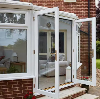 কাস্টমাইজড অ্যালুমিনিয়াম সুইং দরজা দীর্ঘস্থায়ী Anodizing মেটাল সুইং দরজা