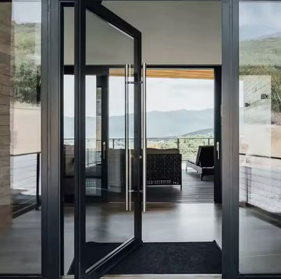 ভারী দায়িত্ব অ্যালুমিনিয়াম সুইং দরজা তাপ বিরতি অ্যালুমিনিয়াম সুইং রান্নাঘর দরজা