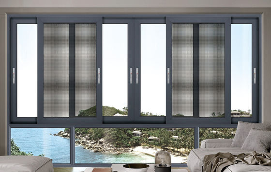 কাস্টমাইজযোগ্য অ্যালুমিনিয়াম স্লাইডিং উইন্ডো প্রতিস্থাপন টেম্পারেড ল্যামিনেটেড