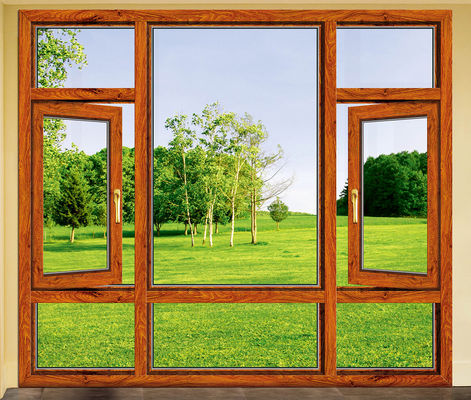 পাউডার লেপ অ্যালুমিনিয়াম টিল্ট টার্ন উইন্ডোজ গরম প্রতিরোধী এবং শব্দরোধী