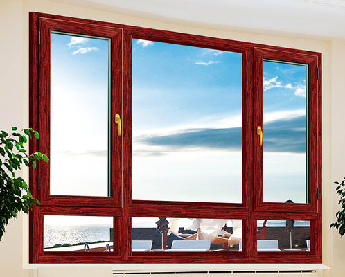 দৃঢ় অ্যালুমিনিয়াম টিল্ট টার্ন উইন্ডোজ আইসোলেটিং প্রোফাইল এবং জারা প্রতিরোধের সঙ্গে