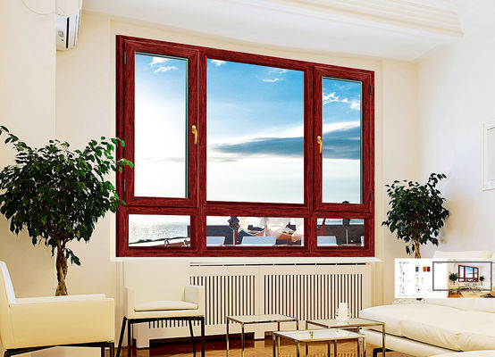 দৃঢ় অ্যালুমিনিয়াম টিল্ট টার্ন উইন্ডোজ আইসোলেটিং প্রোফাইল এবং জারা প্রতিরোধের সঙ্গে