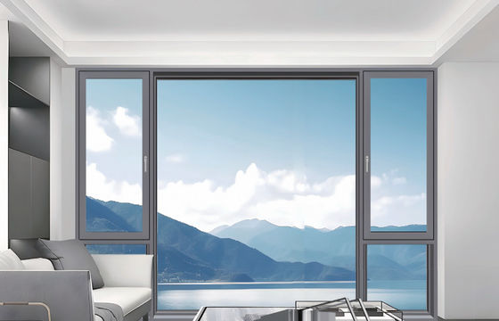 কাস্টমাইজযোগ্য অ্যালুমিনিয়াম টিল্ট এবং টার্ন উইন্ডোজ আইসোলেটেড গ্লাস সহ সাউন্ডপ্রুফ