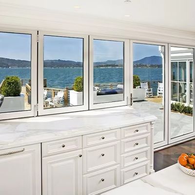 তাপমাত্রা নিয়ন্ত্রণ শব্দ নিরোধক কাস্টমাইজযোগ্য গ্লাস বেধ সঙ্গে উইন্ডোজ অ্যালুমিনিয়াম-স্টেইনলেস স্টীল-গ্লাস