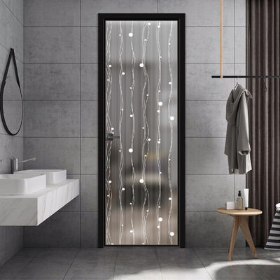 অ্যালুমিনিয়াম খাদ 6063-T5 ফ্রেম এবং চরম তাপমাত্রার জন্য 5 বছরেরও বেশি ওয়ারেন্টি সহ টেকসই অ্যালুমিনিয়াম সুইং ডোর