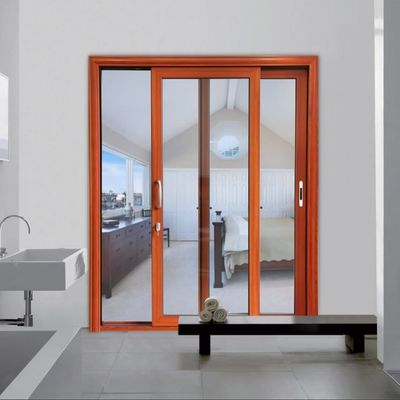 দীর্ঘস্থায়ী অ্যালুমিনিয়াম স্লাইডিং দরজা তেল ধোঁয়া প্রতিরোধের জন্য 50 বছর জীবনকাল এবং উচ্চ শক্তি দক্ষতা