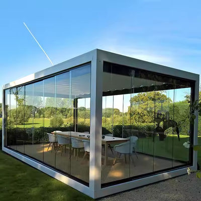 ফ্রেমবিহীন স্লাইডিং ভাঁজ টেম্পারেড গ্লাস ডোর পর্দা, ব্যালকনি পার্টিশন ডোর