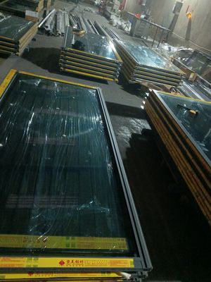 ঘন ফ্রেম ভাঁজ গ্লাস দরজা অভ্যন্তর ধুলো প্রতিরোধী সহজ পরিষ্কার